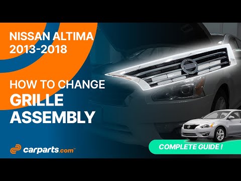 How to replace the Grille Assembly 2013-2018 Nissan Altima 🚘