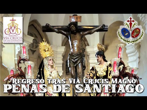 PENAS DE SANTIAGO en Plaza Capuchinas | Regreso tras Magno Via Crucis | AM Los Gitanos de Sevilla