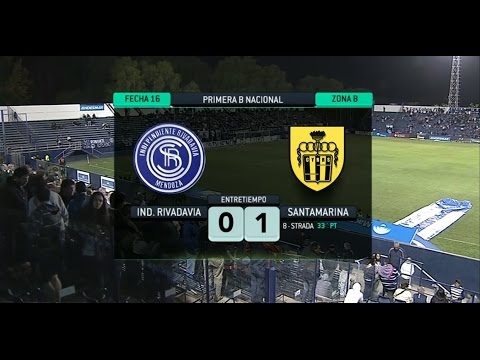 Fútbol en vivo. Independiente RM - Santamarina. Fecha 16. Torneo Primera División 2014. FPT.