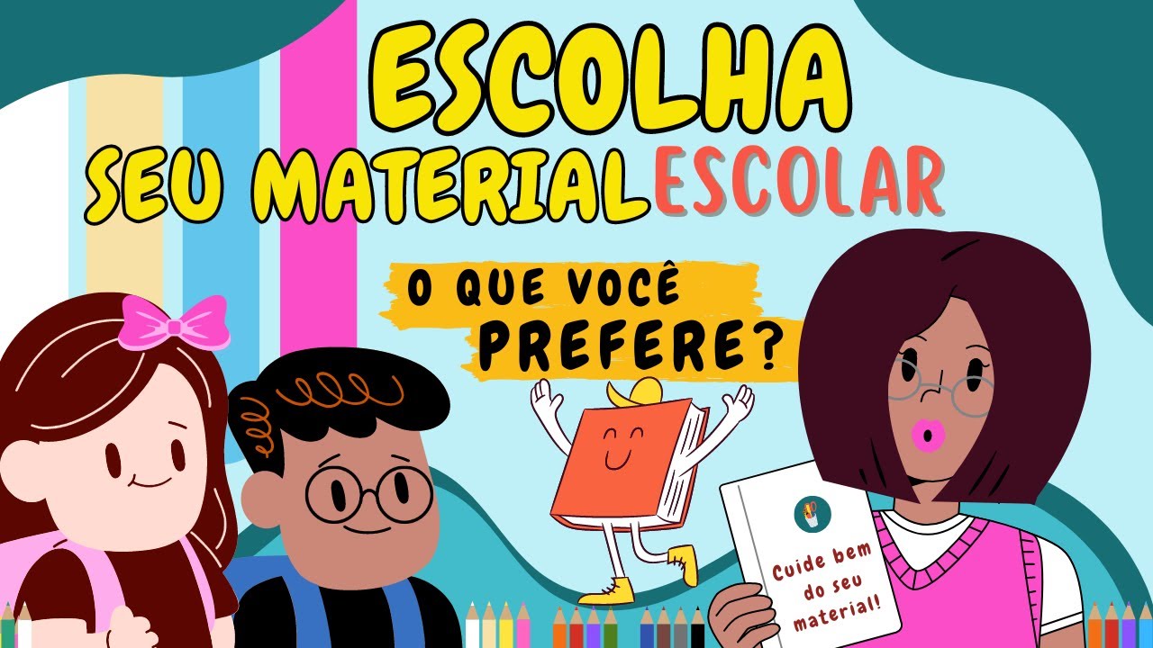 Escolha o Seu Material Escolar: Qual Você Prefere?