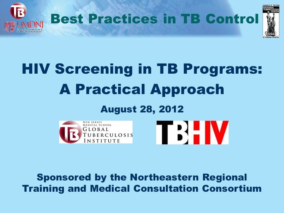 HIV Screening in TB Programs: A Practical Approach