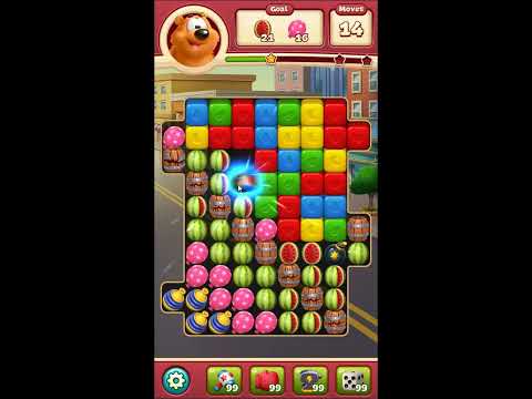 Toon Blast Level 6377 - NO BOOSTERS 🐻🐺🐱 | SKILLGAMING ✔️