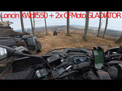 !!! Loncin Xwolf 550 + 2x CFMoto offroad day !!!