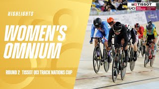 Велоспорт Women's Omnium Highlights — Hong Kong, China | 2024 Tissot UCI Track Nations Cup