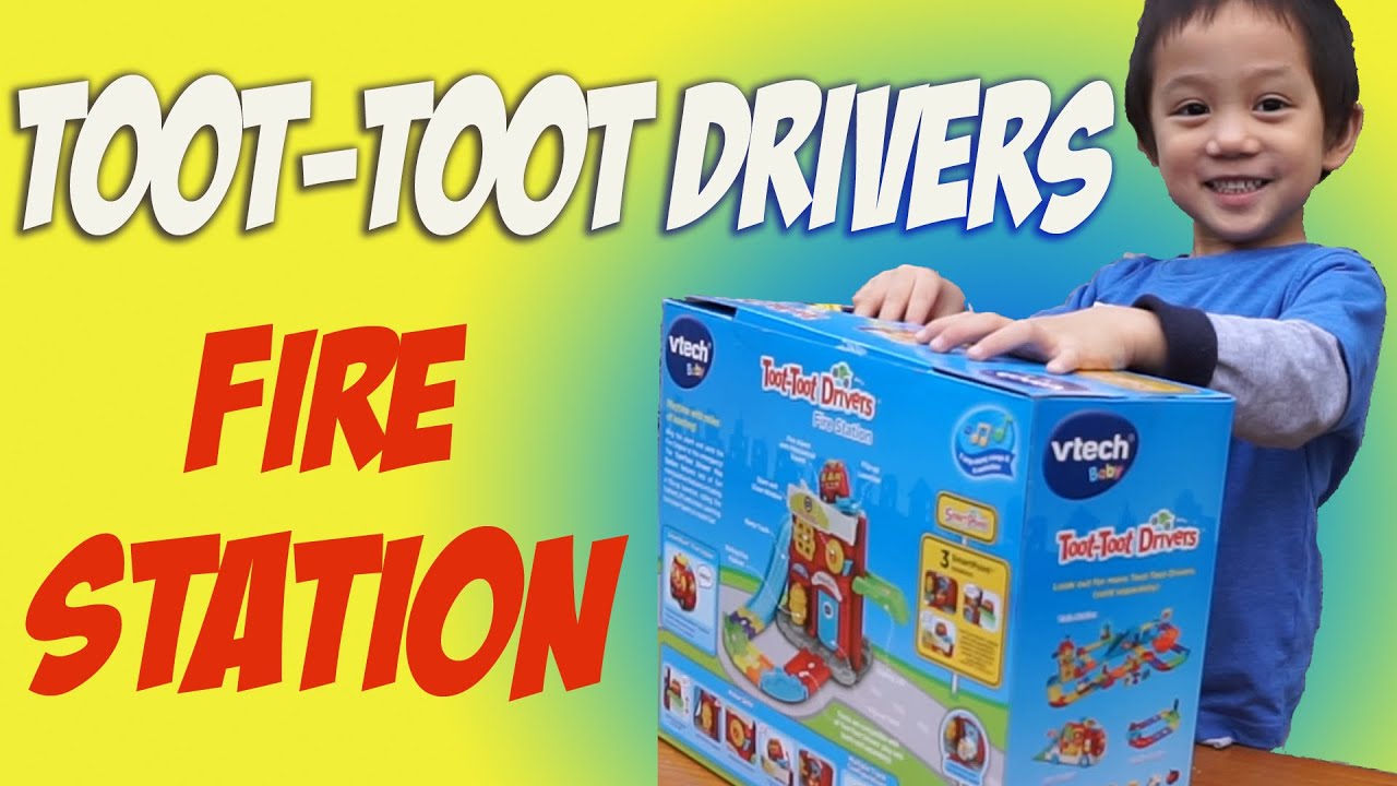 Watch video VTech Toot Toot Drivers Fire Station Playset- Unboxing Now VTech Toot Toot Drivers Fire Station Playset- Unboxing