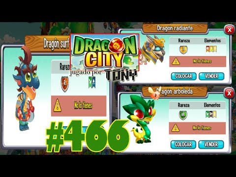 Dragon City "Capítulo 466 - El Dragón Surf, Dragón Radiante y Dragón Arboleda" por Tony