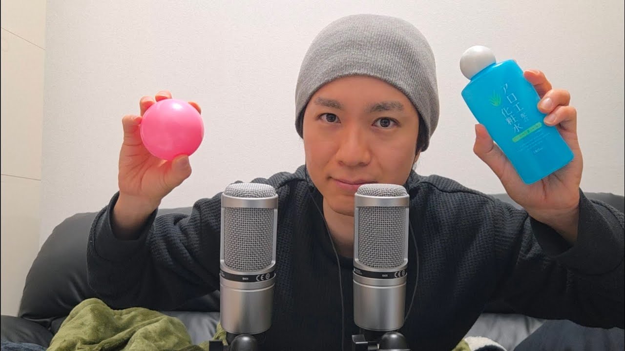 ASMR Sticky and Nail Tapping 指と爪のタッピング🎵