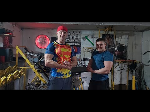 Świąteczny trening z kolegą.