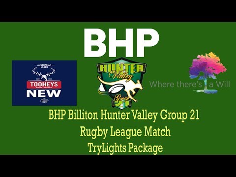 BHP Billiton Group 21 Denman v Singleton First Grade Round 7 TryLights Package