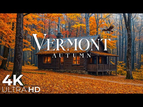 🍂Vermont 4K - Most Beautiful Autumn Video in Vermont in 4K UHD🍂