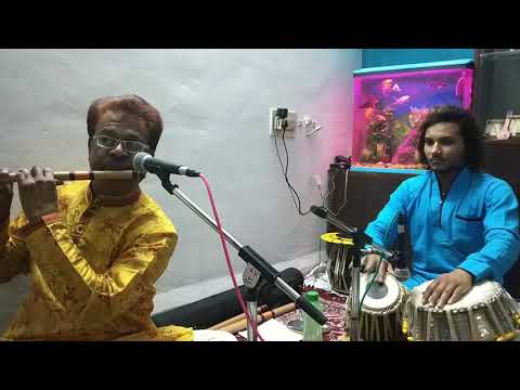 Swar aale duruni, sudhir phadke on flute by salil datey