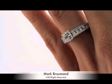 2.05ct Princess Cut Diamond Engagement Anniversary Ring-Mark Broumand