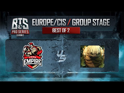 Empire vs mudgolems Game 1 - BTS Pro Series 3 Europe/CIS: Groups w/ KillerPigeon & Pajkatt