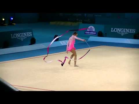 Durunda Marina (AZE)  ribbon   World Championships RG 2013 Qual