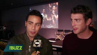Bryan et Cam : The Buzz at the Apple Store Event in Soho