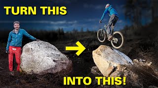 I Turned a Rock Into a Jump Using a Car Jack!