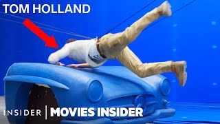 What 5 Tom Holland Stunts Looked Like Behind The S