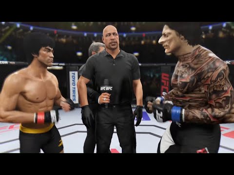 Bruce Lee vs. Demon Hannya - EA Sports UFC 2 - Dragon Fights 🔥🐲