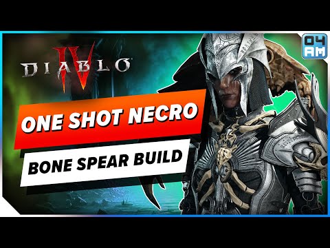 Diablo 4 BRUTAL One Shot Necromancer Build - Bone Spear Damage is Overpowered!