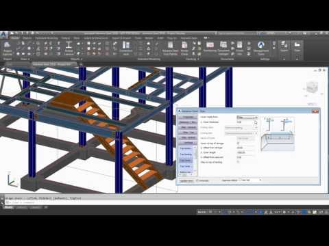 Getting Started with Advance Steel: Part 11 - Creating straight stairs