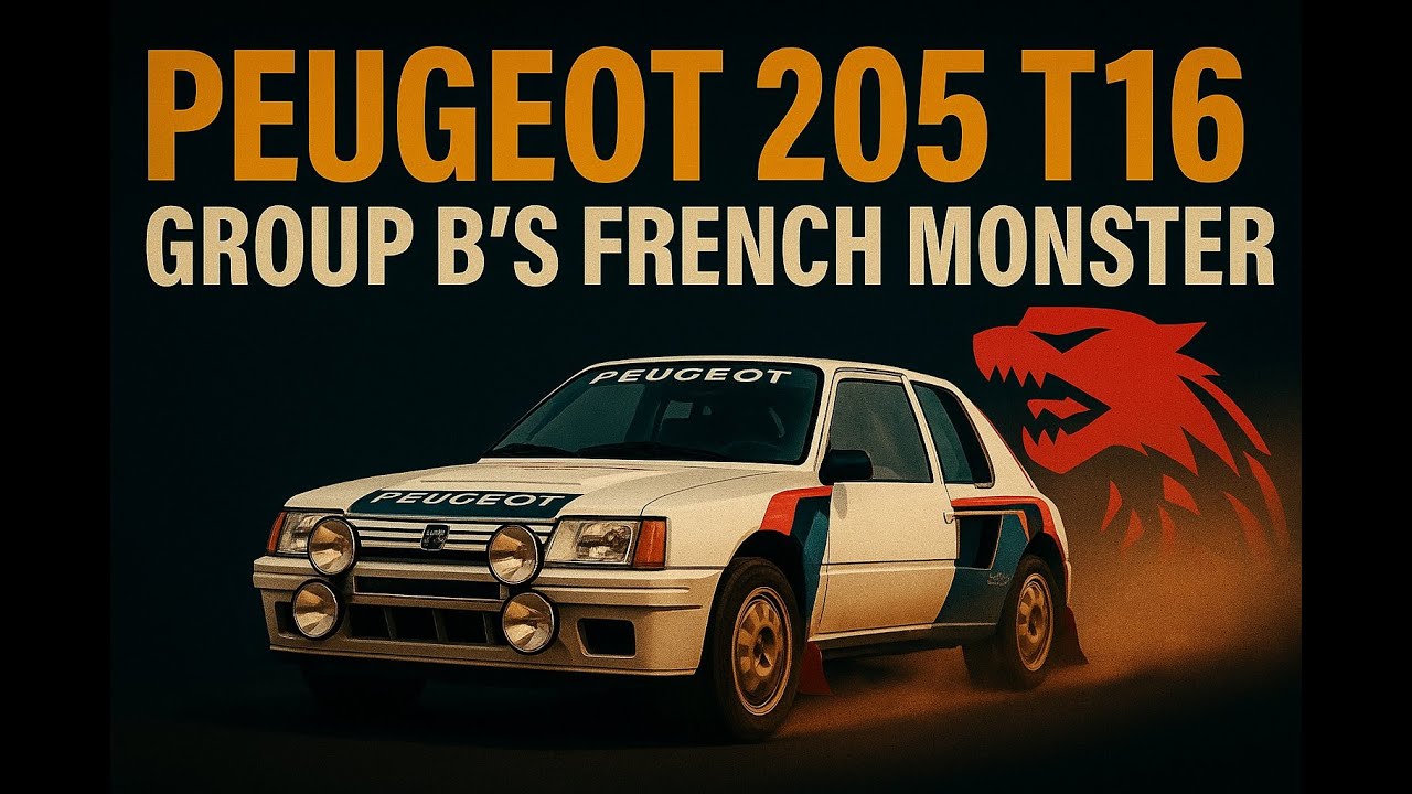 Peugeot 205 T16 – Group B's French Monster -  HistoryCar Ep.13