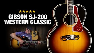 Video thumbnail for Gibson SJ-200 Western Classic - Big Bass Box! by Acoustic Letter