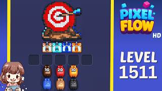 Pixel Flow Level 1511 Solution Walkthrough