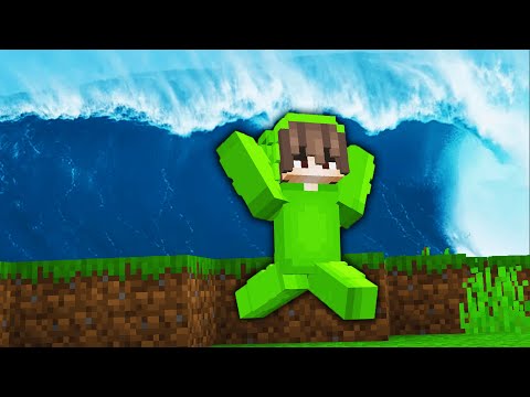 Can I Survive NATURAL DISASTERS in Minecraft!?