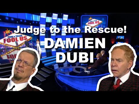 Damien DUBI // Penn & Teller Fool Us S11 E17 // They ask the judge for help !!