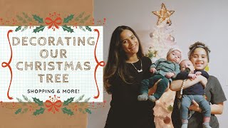VLOG: DECORATING OUR TREE | CHRISTMAS SHOPPING | FAMILY VLOG | #christmasvlog #shoppingforchristmas