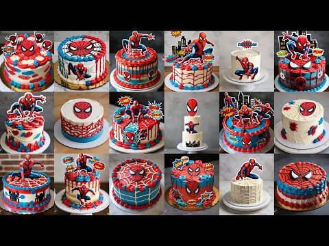 Begginers Spiderman Theme Cake Designs/Spiderman Cake Ideas 2024/Spiderman Cake/Boys Birthday Cake