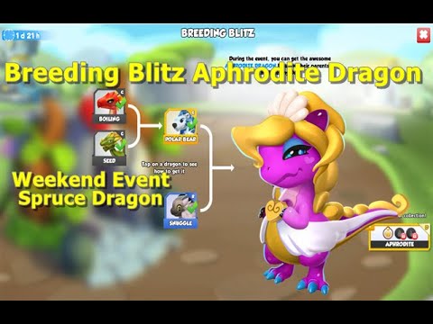 Breeding Blitz Aphrodite Dragon-Dragon Mania Legends | Week End Event  | DML