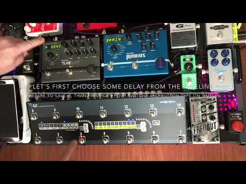 The GigRig G2 Midi setup (with Strymon Timeline & Mobius)
