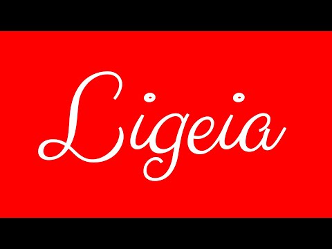 Learn how to Sign the Name Ligeia Stylishly in Cursive Writing