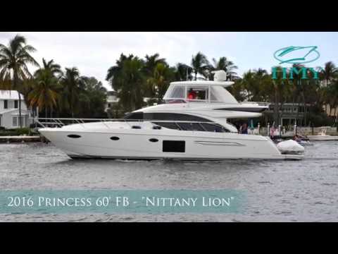 2016 Princess 60' Flybridge NITTANY LION - For Sale with HMY Yachts