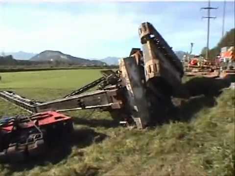 Baggerunfall in der Schweiz