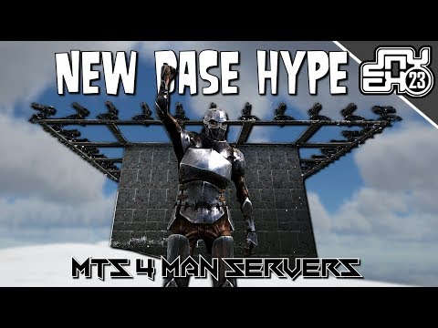 GETTING GRIEFED AND MOVING BASE!! MTS ARK 4 MAN PvP Server - Ep5