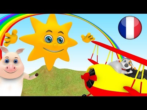 Monsieur Soleil  | Comptines pour Enfants | Dessin Animé Francais | Little Treehouse | Mr Golden Sun