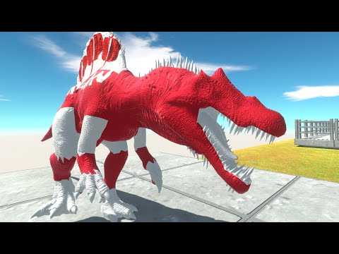 Omni man Spinosaurus oasis death run - Animal Revolt Battle Simulator