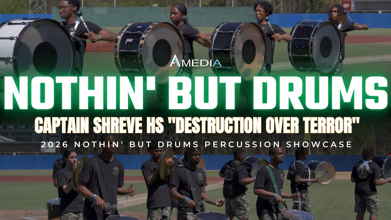Captain Shreve HS "Destruction Over Terror" Drumline | 2026 Nothin' But Drums Showcase | 4K 🔥🎥🎬‼️