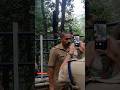 Kerala Police And Ayyappa Devotees Taking Photos Of Forest Squirrel At Sabarimala Pilgrimage Status