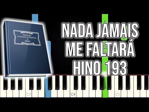Hino 193 CCB - Nada Jamais Me Faltará | VERSÃO FÁCIL | Piano e Teclado Tutorial