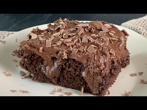 Death By Chocolate Poke Cake! So Delicious!