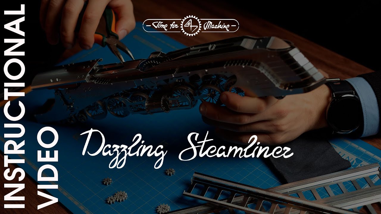 Oceľová stavebnica Lokomotíva