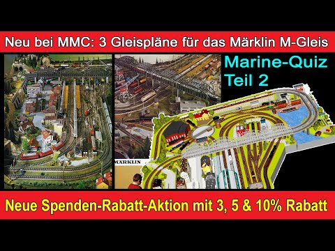 Die ersten Märklin M-Gleispläne bei MMC und neue Rabatt-Aktion