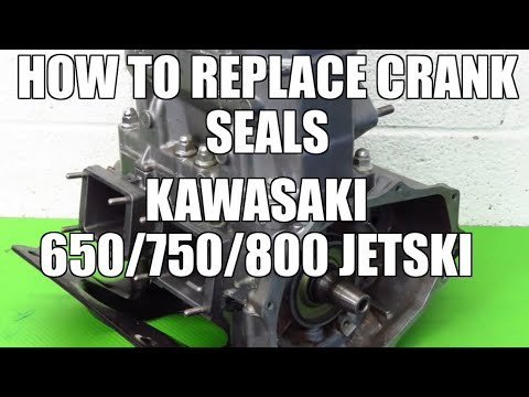Step by step how to replace Crank seals in Kawasaki 650sx X2 650 TS also 750/800/900/1100 jet ski