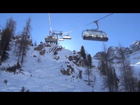 Risalita integrale seggiovia Leitner "Carpazza" - Arabba (BL) / Sessellift / Chairlift / Télésiège