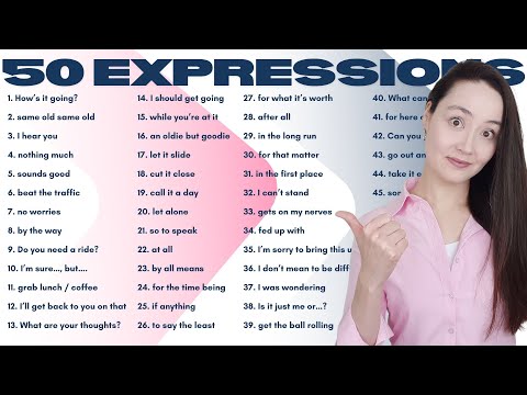 Everyday English with 50 Expressions | Say What Native Speakers Say