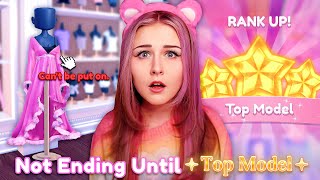 Not ENDING The VIDEO Until I Reach TOP MODEL Rank In DRESS TO IMPRESS! | ROBLOX Challenge MQDEFAULT Thumbnail