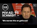 Roger Schmidt na 1-3 nederlaag PSV: 'We waren fris en gefocust'